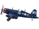 Vought F4U 4 Corsair Fighter Plane Marine Fighter Squadron 323 VMF 323 Death Rattlers USS Sicily CVE 118 1951 1/72 Diecast Airplane Model Legion LEG-14619LD