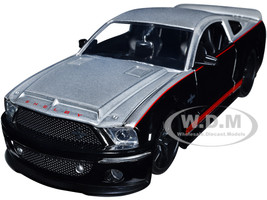 1968 Shelby GT 500KR Silver 1/18 Diecast Model Car Road