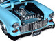 1955 Chevrolet Bel Air Light Blue and Silver Metallic Bad Guys Bigtime Muscle Series 1/24 Diecast Model Car Jada 34207