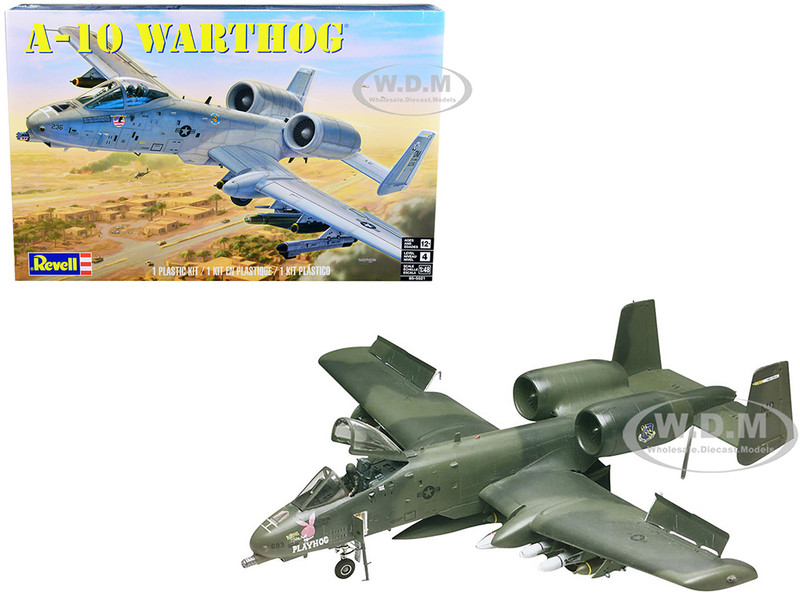 Level 4 Model Kit Fairchild Republic A 10 Warthog Thunderbolt II Aircraft 1/48 Scale Model Revell 85-5521