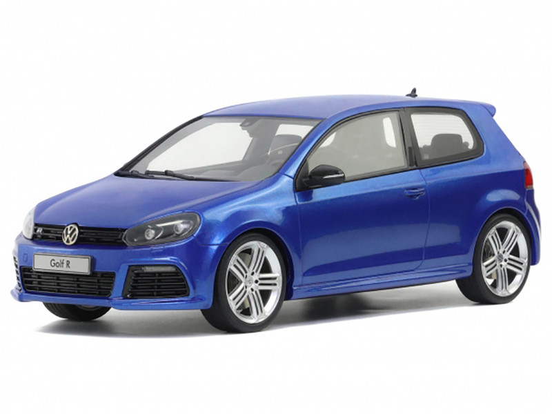 2010 Volkswagen Golf VI R Rising Blue Metallic Limited Edition to 3000 pieces Worldwide 1/18 Model Car Otto Mobile OT412