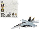Boeing F A 18F Super Hornet Fighter Aircraft VFA 103 Jolly Rogers Squadron 75th Anniversary USS Abraham Lincoln 2018 United States Navy 1/144 Diecast Model JC Wings JCW-144-F18-003