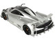 2020 Pagani Imola Matt Silver with Black Top with DISPLAY CASE Limited Edition to 220 pieces Worldwide model car 1/18 Model Car BBR P18192D