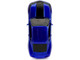 2010 Chevrolet Camaro Candy Blue with Black Hood Bigtime Muscle Series 1/24 Diecast Model Car Jada 34209