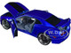 2010 Chevrolet Camaro Candy Blue with Black Hood Bigtime Muscle Series 1/24 Diecast Model Car Jada 34209