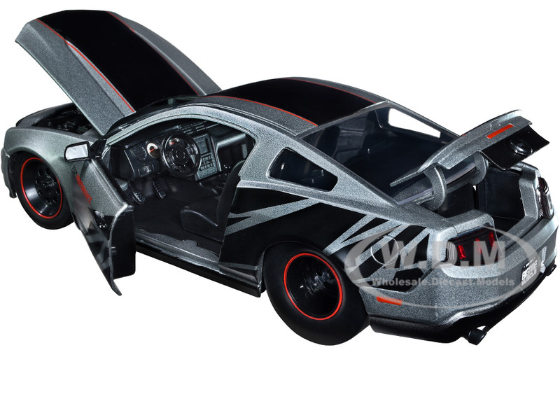 2010 Ford Mustang GT Matt Gray Metallic with Black Graphics and