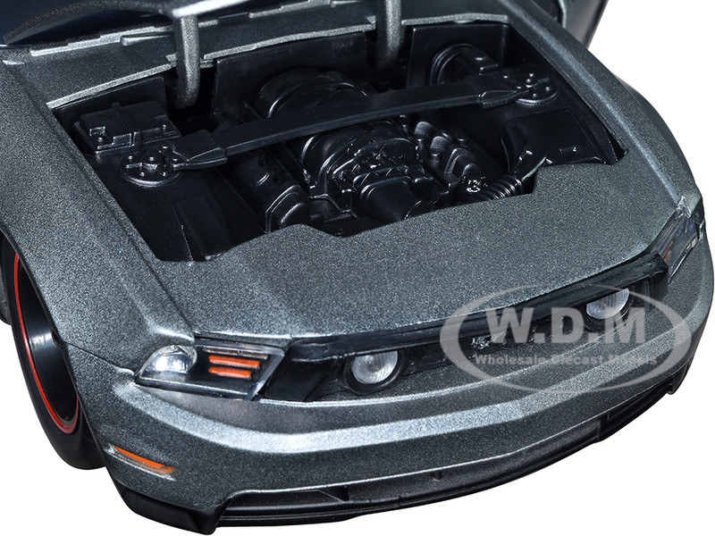 2010 Ford Mustang GT Matt Gray Metallic with Black Graphics and