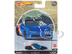 Alpine A110 Blue Metallic and Black with Graphics Auto Strasse Series Diecast Model Car Hot Wheels HCK17