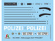 Skill 3 Model Kit 1978 Volkswagen Golf Berlin Polizei Police Department 1/24 Scale Model Italeri 3666