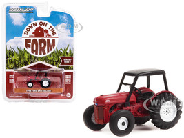 1946 Ford 8N Tractor Red with Black Canopy Down on the Farm Series 7 1/64 Diecast Model Greenlight 48070B