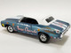 1970 Chevrolet Chevelle Convertible Blue Metallic White Stripes Briggs Chevrolet Drag Car Limited Edition 774 pieces Worldwide 1/18 Diecast Model Car ACME A1805522
