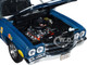 1970 Chevrolet Chevelle Convertible Blue Metallic White Stripes Briggs Chevrolet Drag Car Limited Edition 774 pieces Worldwide 1/18 Diecast Model Car ACME A1805522