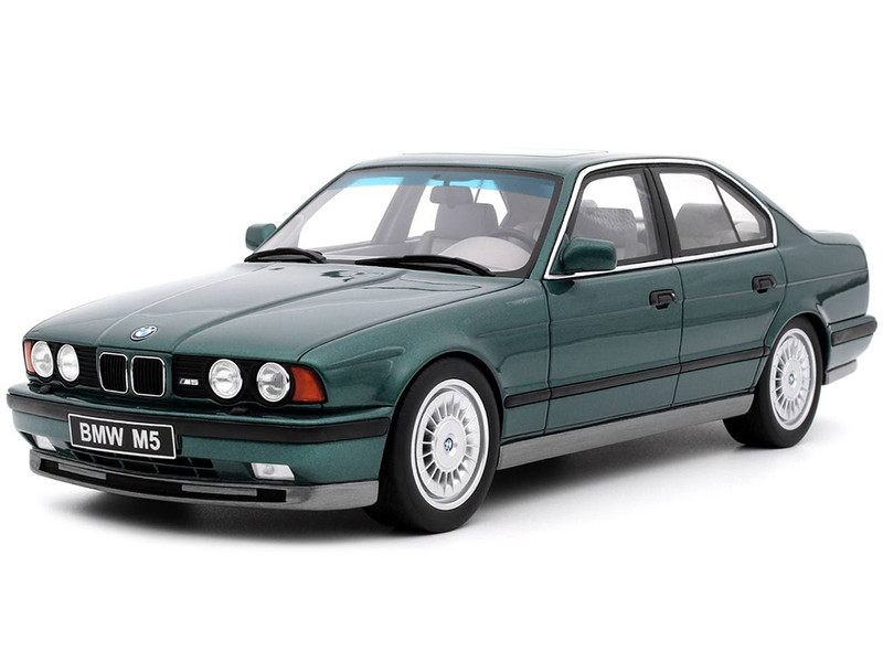 1991 BMW M5 E34 Lagoon Green Metallic Cecotto Limited Edition 3000 pieces Worldwide 1/18 Model Car Otto Mobile OT968