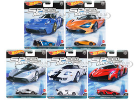 Speed Machines 5 piece Set Car Culture Series Diecast Model Cars Hot Wheels FPY86-959A