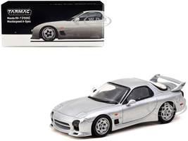 Mazda RX 7 FD3S Mazdaspeed A Spec RHD Right Hand Drive Silver Stone Metallic Global64 Series 1/64 Diecast Model Car Tarmac Works T64G-012-SL