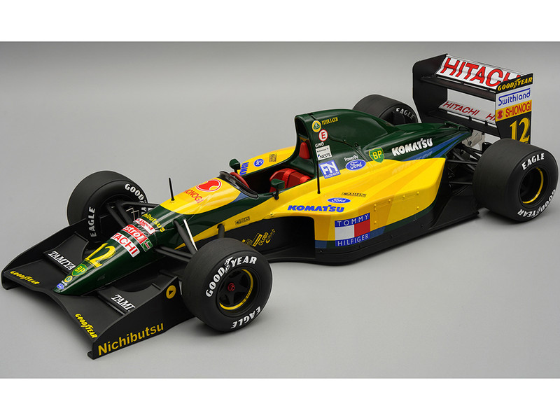 Lotus 107 #12 Johnny Herbert Formula One F1 Belgian GP 1992 Limited Edition to 90 pieces Worldwide Mythos Series 1/18 Model Car Tecnomodel TM18-227C