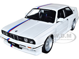 1988 BMW 3 Series M3 E30 White 1/24 Diecast Model Car Bburago 21100W