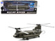 Boeing CH 47 Chinook Aircraft United States Army Olive Drab Military Mission Series 1/60 Diecast Model New Ray 25793