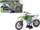 2019 Kawasaki KX 450F Dirt Bike Motorcycle Green and White 1/6 Diecast Model New Ray 49653
