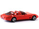 1980 Chevrolet Corvette America 4 Door Open Roof Red Limited Edition to 250 pieces Worldwide 1/43 Model Car Esval Models EMUS43010A