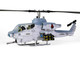 Bell AH 1W Whiskey Cobra Attack Helicopter NTS Exhaust Nozzle U S Marine Corps Squadron 267 Final Flight of the AH 1W Camp Pendleton 23 March 2012 1/48 Diecast Model Forces of Valor FOV-820004A-1