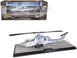 Bell AH 1W Whiskey Cobra Attack Helicopter NTS Exhaust Nozzle U S Marine Corps Squadron 267 Final Flight of the AH 1W Camp Pendleton 23 March 2012 1/48 Diecast Model Forces of Valor FOV-820004A-1