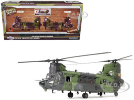 Boeing Chinook CH 147F Helicopter Royal Canadian Air Force 147301 450 Tactical Helicopter Squadron Petawawa Ontario 1/72 Diecast Model Forces of Valor FOV-821005C-1