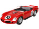 Ferrari 250 TR61 10 Olivier Gendebien Phil Hill Winner 24 Hours of Le Mans 1961 with DISPLAY CASE Limited Edition to 600 pieces Worldwide 1/18 Model Car BBR BBRC1804