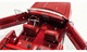 1967 Pontiac Firebird Convertible Regimental Red Black Top First Firebird Produced Serial #001 Limited Edition 384 pieces Worldwide 1/18 Diecast Model Car ACME A1805218