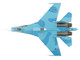 Sukhoi Su 27SM Flanker B Fighter Aircraft Russian Air Force 2013 Air Power Series 1/72 Diecast Model Hobby Master HA6017