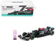 Mercedes AMG F1 W12 E Performance 77 Valtteri Bottas Winner Formula One F1 Turkish GP 2021 with Number Board Global64 Series 1/64 Diecast Model Car Tarmac Works T64G-F037-VB1