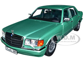 1991 Mercedes Benz 560 SEL Light Green Metallic 1/18 Diecast Model Car Norev 183469
