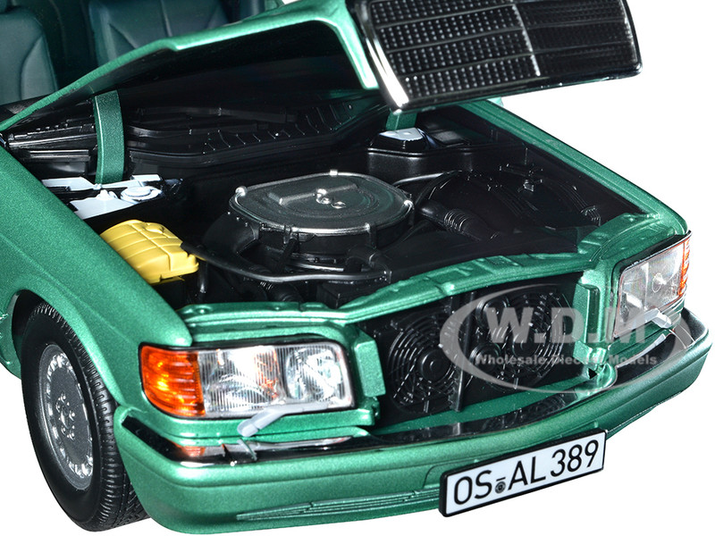 1/18 Diecast Mercedes-Benz 560 SEL 1991 Blue Norev Scale Model Car –