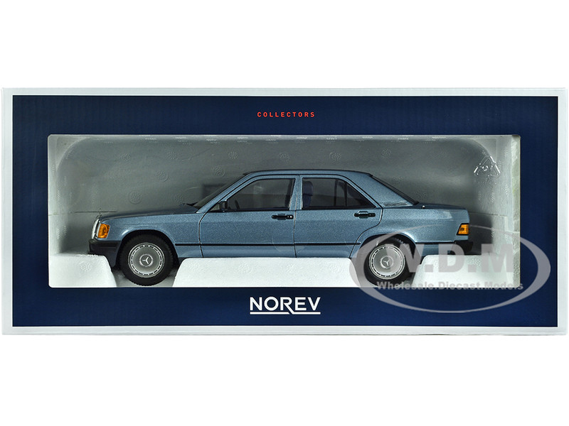 1/18 Diecast Mercedes-Benz 560 SEL 1991 Blue Norev Scale Model Car –