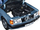 1984 Mercedes Benz 190 E Light Blue Metallic with Blue Interior 1/18 Diecast Model Car Norev 183828