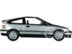 1990 Honda CRX Silver Metallic with Sunroof 1/18 Diecast Model Car Norev 188011