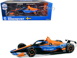 Dallara IndyCar 6 Felix Rosenqvist NTT DATA Arrow McLaren NTT IndyCar Series 2023 1/18 Diecast Model Car Greenlight 11189