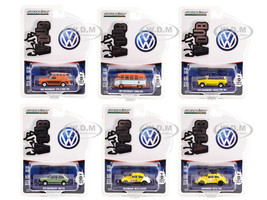 Club Vee V Dub Set of 6 pieces Series 16 1/64 Diecast Model Cars Greenlight 36070SET