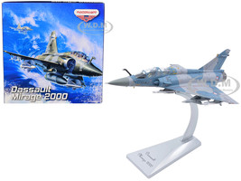 Dassault Mirage 2000B Fighter Plane Blue Camouflage with Missile Accessories Wing Series 1/72 Diecast Model Panzerkampf 14625PA