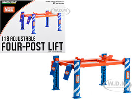 ミニカー　1/18 Four-Post Lift - Hurst Performance [13671] Greenlight Diecast Hurst Performance Four Post Lift - 13671