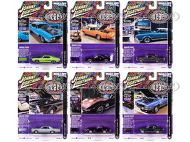 Muscle Cars USA 2022 Set B of 6 pieces Release 3 1/64 Diecast Model Cars Johnny Lightning JLMC031B