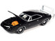 1969 Dodge Charger Daytona Black with White Tail Stripe MCACN Muscle Car and Corvette Nationals Limited Edition to 4236 pieces Worldwide Muscle Cars USA Series 1/64 Diecast Model Car Johnny Lightning JLMC031-JLSP288B