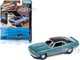 1969 Chevrolet COPO Camaro RS Azure Turquoise Metallic with Black Top MCACN Muscle Car and Corvette Nationals Limited Edition to 4140 pieces Worldwide Muscle Cars USA Series 1/64 Diecast Model Car Johnny Lightning JLMC031-JLSP292A