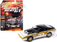 1985 Nissan 300ZX 33 Black White and Gold Go for the Gold Import Heat GT Limited Edition to 4788 pieces Worldwide Street Freaks Series 1/64 Diecast Model Car Johnny Lightning JLSF025-JLSP298B
