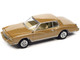 1980 Chevrolet Monte Carlo Light Camel Gold Metallic with Bass Boat and Trailer Limited Edition to 7264 pieces Worldwide Tow & Go Series 1/64 Diecast Model Car Johnny Lightning JLBT017-JLSP317B