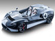 2020 McLaren Elva Convertible 4 Black with Silver Accents Exclusive Collection Series Limited Edition to 79 pieces Worldwide 1/18 Model Car Tecnomodel T18-EX09B