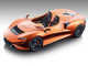 2020 McLaren Elva Convertible Matt Orange Metallic Exclusive Collection Series Limited Edition to 69 pieces Worldwide 1/18 Model Car Tecnomodel T18-EX09C