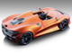 2020 McLaren Elva Convertible Matt Orange Metallic Exclusive Collection Series Limited Edition to 69 pieces Worldwide 1/18 Model Car Tecnomodel T18-EX09C