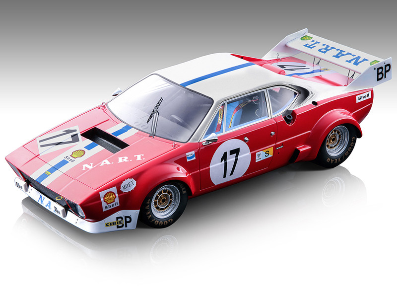 Ferrari 308 GTB4 LM 17 Giancarlo Gagliardi Harley Cluxton 24 Hours of Le Mans 1975 Mythos Series Limited Edition to 105 pieces Worldwide 1/18 Model Car Tecnomodel TM18-249B