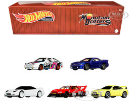 2022 Premium Car Culture Mix 3 Mountain Drifters 5 piece Set with Container Car Culture Series Diecast Model Cars Hot Wheels HFF43